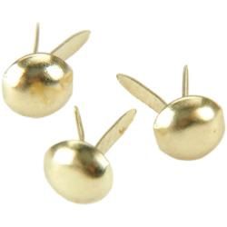 Creative Impressions Mini Metal Paper Fasteners 3mm 100/Pkg Round - Gold