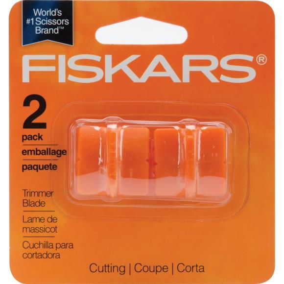 Fiskars Paper Trimmer Replacement Blades 2/Pkg Straight, Style G