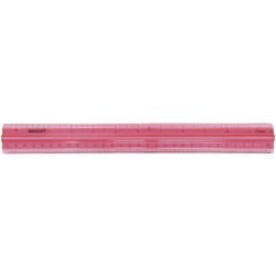 Westcott Finger Grip Ruler 12&quot; Assorted Colors
