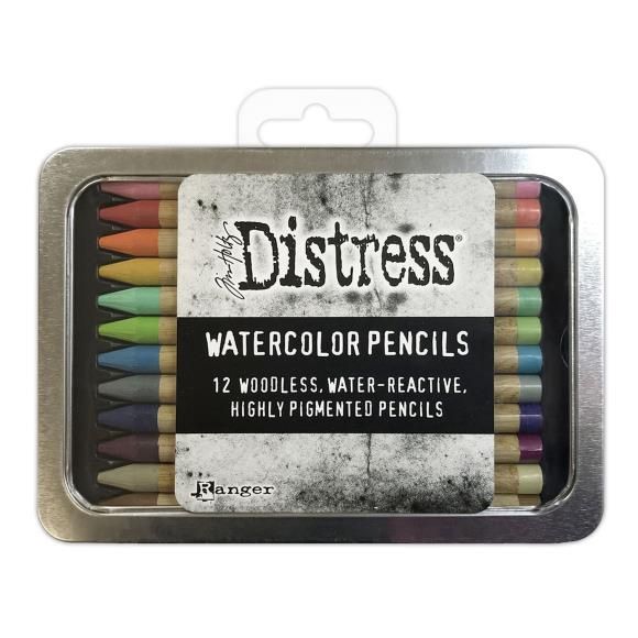 Tim Holtz Distress Watercolor Pencils 12/Pkg Set 2