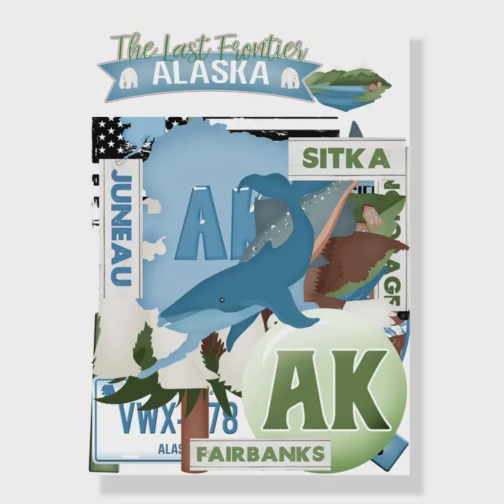 Alaska Collection Laser Cut Scrapbook Ephemera Embellishments By Ssc Designs