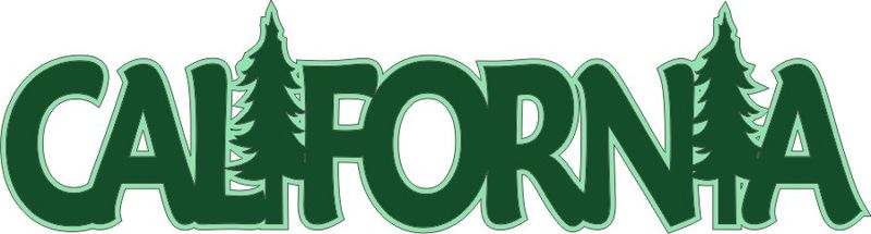 California With Trees