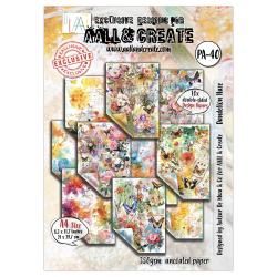 AALL And Create Design Double-Sided Cardstock A4 Dandelion Haze