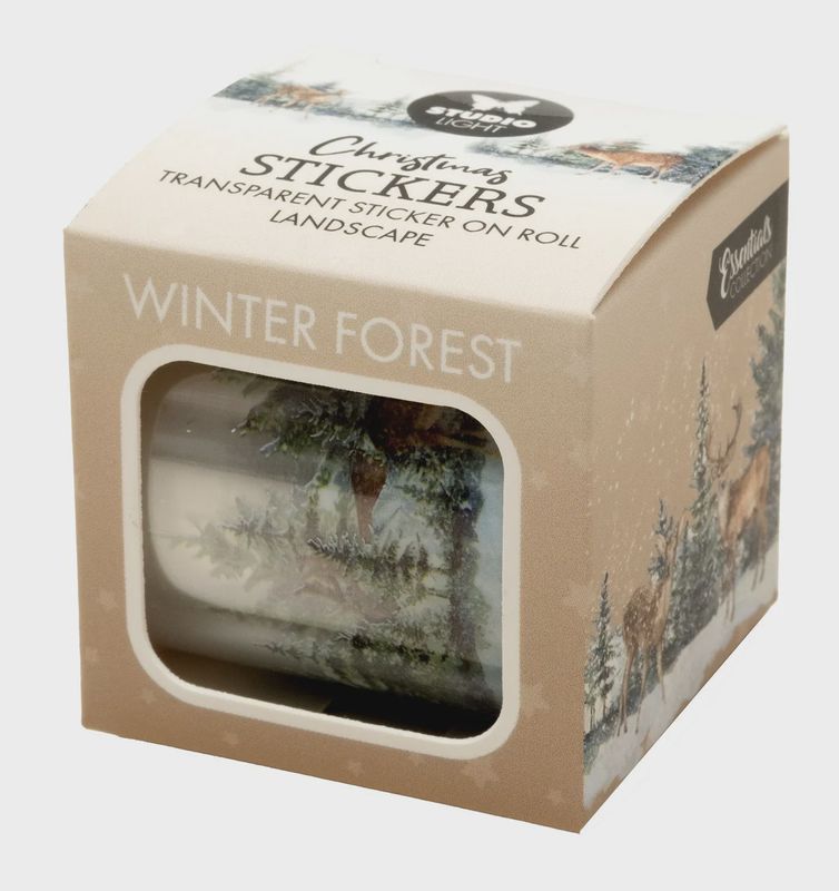SL Clear Stickers Winter Forest On A Roll Essentials 5 Meter