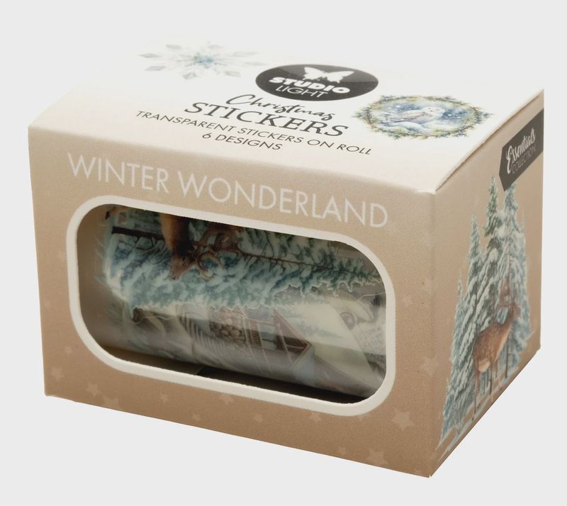 SL Clear Stickers Winter Wonderland 6 Designs Essentials 5 Meter
