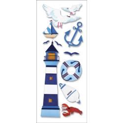 Touch Of Jolee's Dimensional Stickers Lighthouse