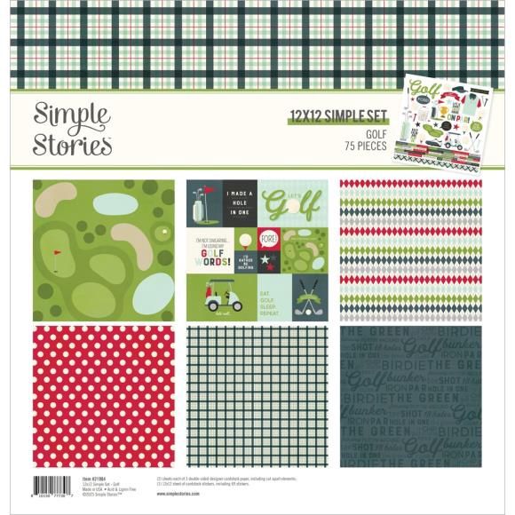 Simple Stories Collection Kit 12&quot;X12&quot; Golf
