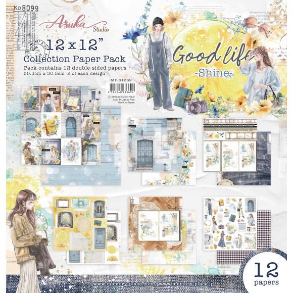 Asuka Studio Collection Pack 12&quot;X12&quot; Good Life Shine