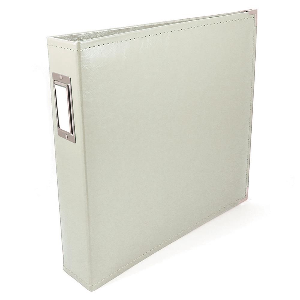 We R Classic Leather D-Ring Album 12&quot;X12&quot; Greige
