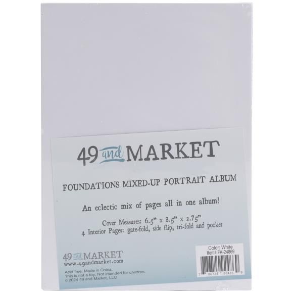 Foundations Mixed Up Portrait Album White