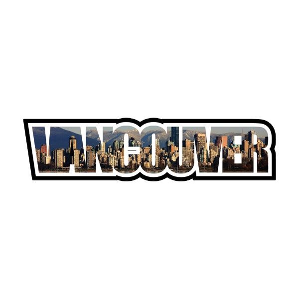 Vancouver Scenic Word Dimensional Layered Laser Title