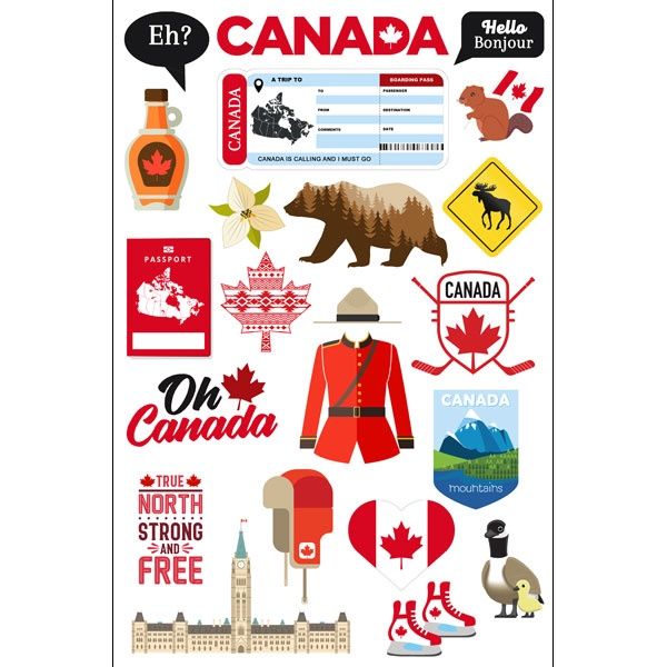 Canada Embellishments Pack
