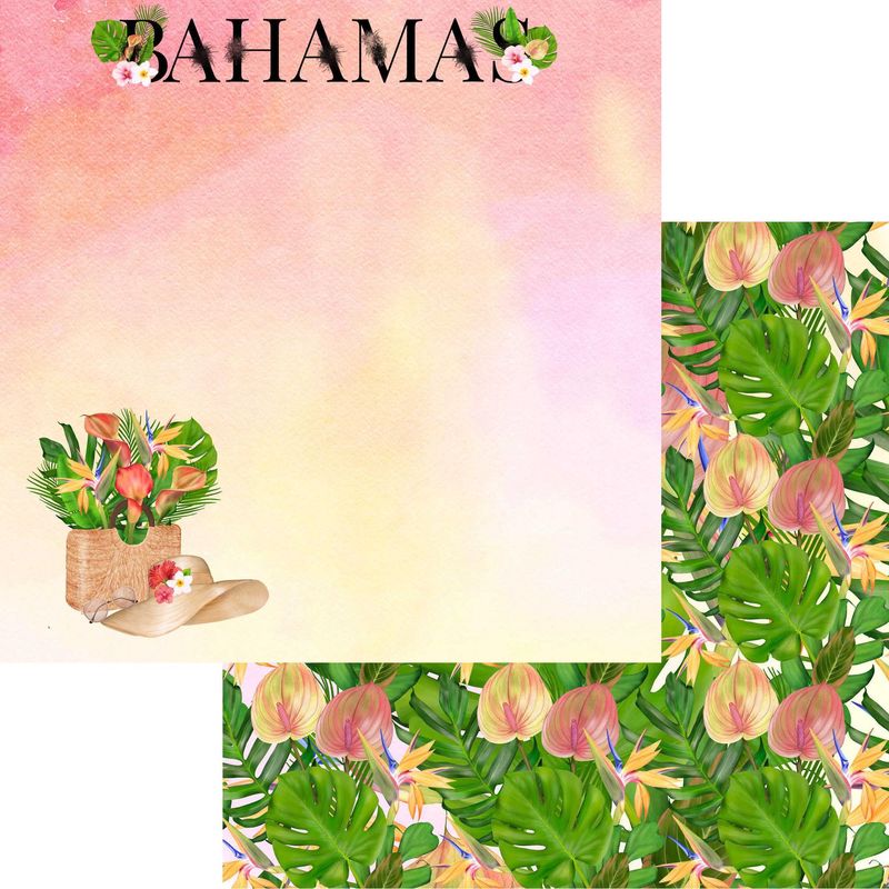 Bahamas 12x12 Double Sided Paper