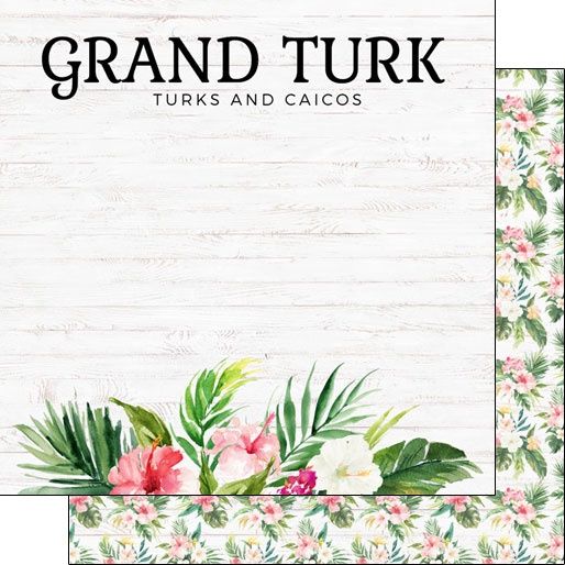 Grand Turk Vacay Double-Sided Paper 12 x 12