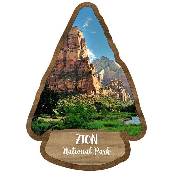 Zion National Park Watercolor Laser-cut