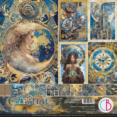 Celestial Patterns Pad 12&quot;x12&quot; 8/Pkg
