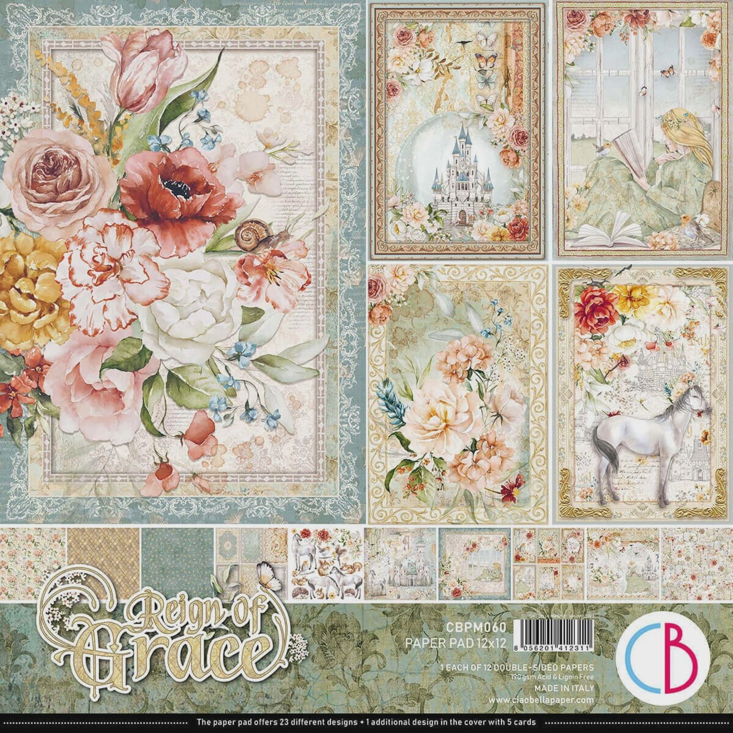 Reign of Grace Paper Pad 12x12 12/Pkg