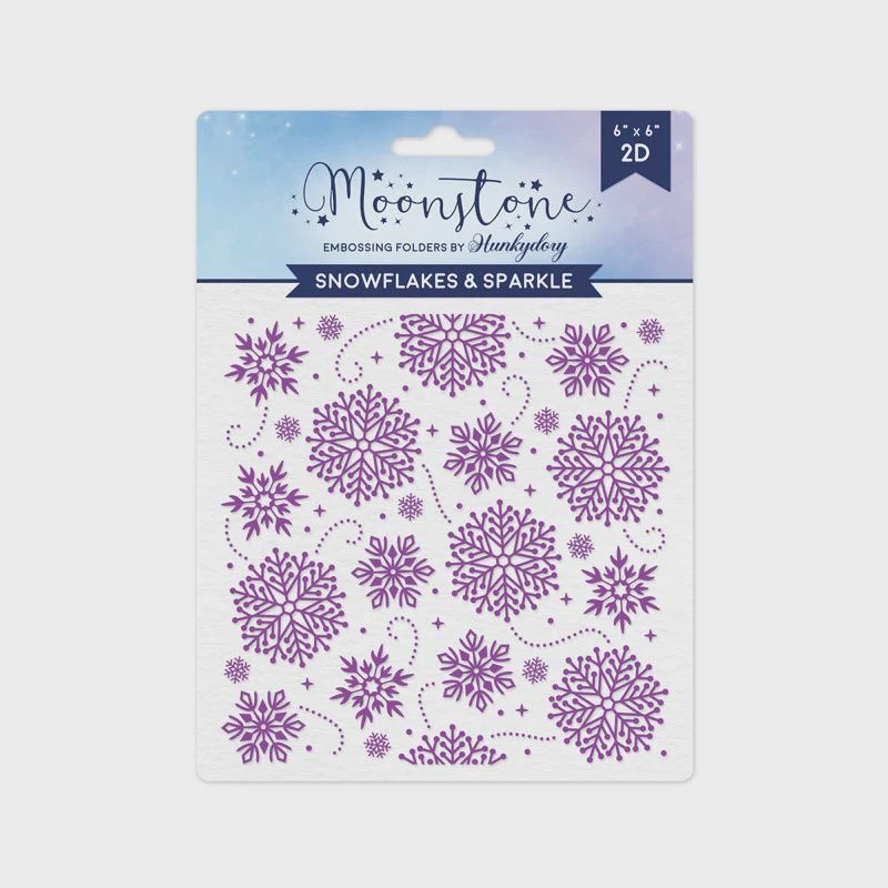 Moonstone Embossing Folders - Snowflakes &amp; Sparkle