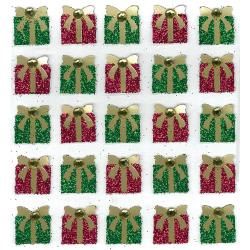 Jolee&#39;s Cabochon Dimensional Repeat Stickers Christmas Present Repeats