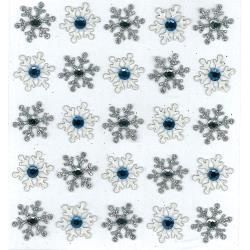 Jolee&#39;s Cabochon Dimensional Repeat Stickers Snowflake Repeats