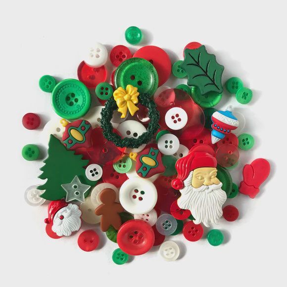 Santa&#39;s Button Grab Bag