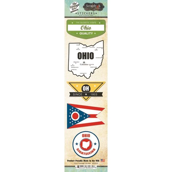 Ohio - Vintage Sticker