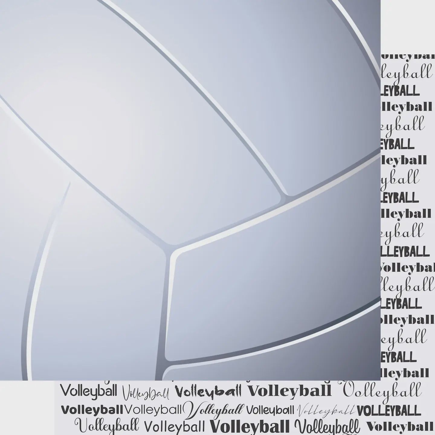 Go Big Sports Collection Volleyball 12 X 12 Double-Sided Scrapbook Paper