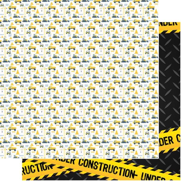 Under Construction (Double-Sided Paper 12 x 12