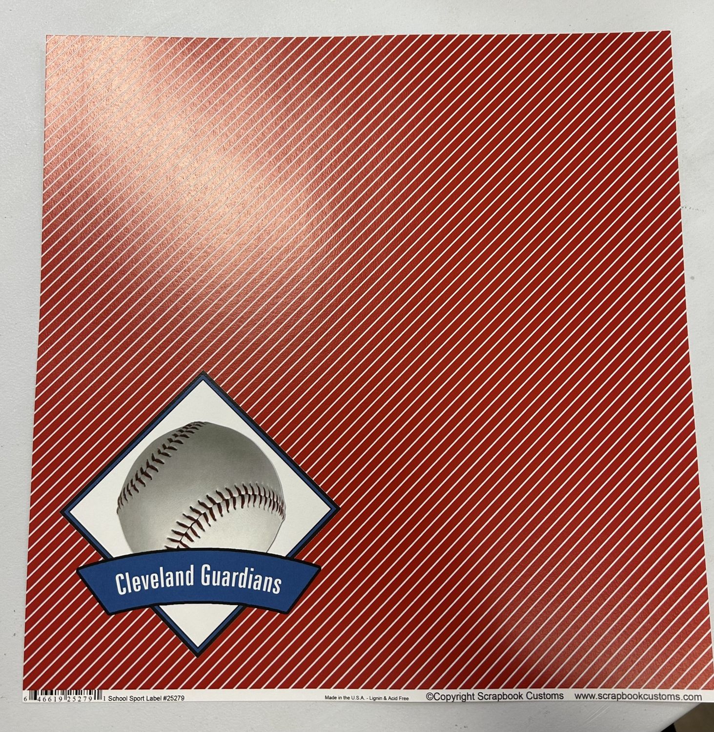 Cleveland Guardians Sport Label