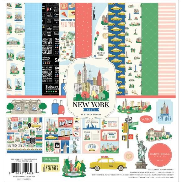 Carta Bella Collection Kit 12&quot;X12&quot; New York City
