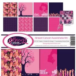 Reminisce Collection Kit 12&quot;X12&quot; Breast Cancer Awareness