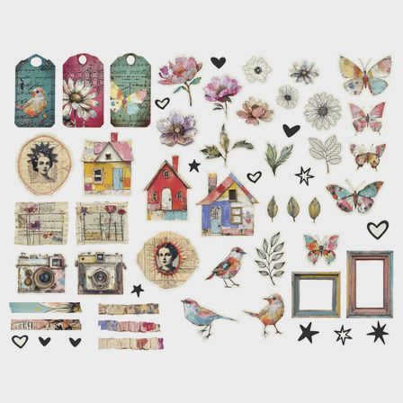 Beautifully Imperfect Die Cut Shapes from the Beautifully Imperfect Collection - 110 pc