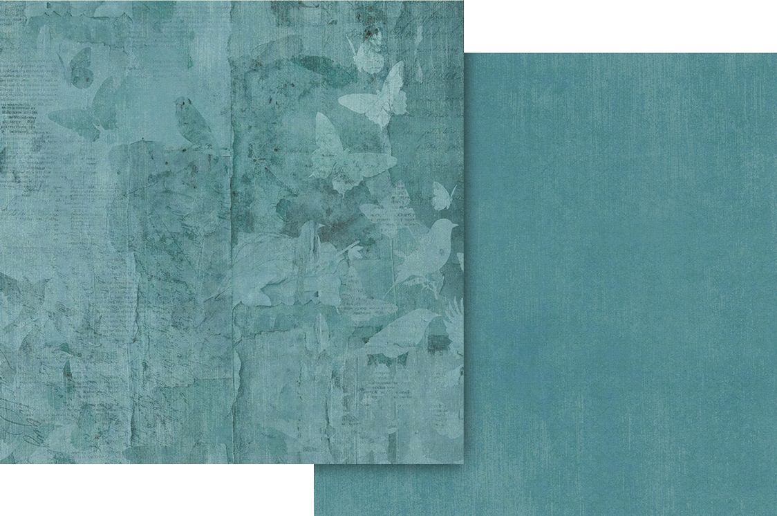 Bluebird Blue Patterns &amp; Solids 12×12 Paper