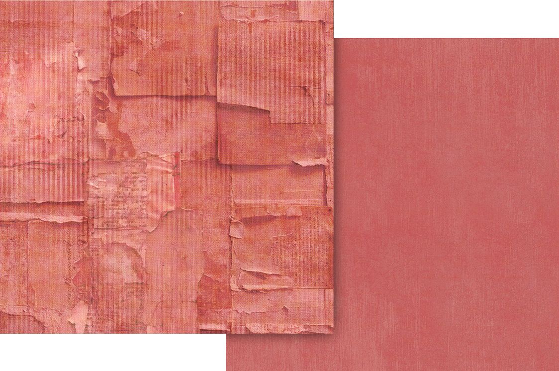 Flamingo Pink Patterns &amp; Solids 12×12 Paper