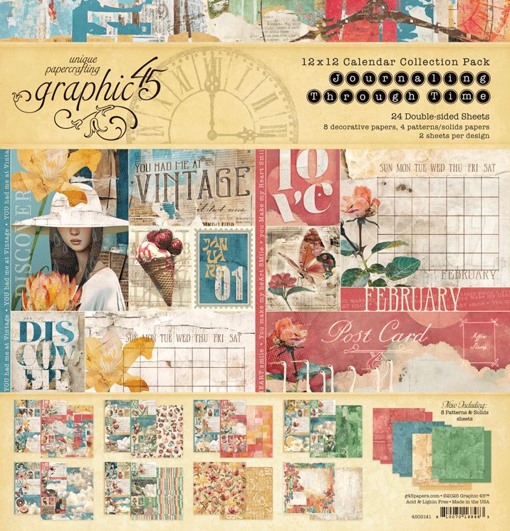 Journaling Through Time 12×12 Collection Pack