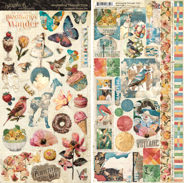 Journaling Through Time Sticker Set