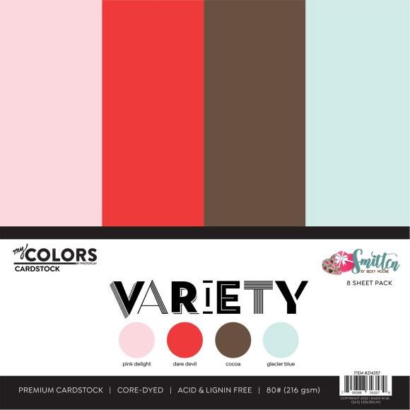 PhotoPlay Cardstock Variety Pack 8/Pkg Smitten