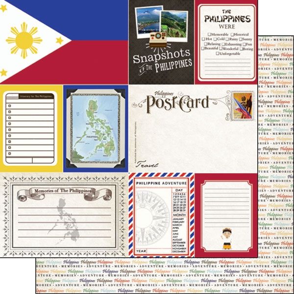 Philippines - DS Journal Double-Sided Paper 12 x 12