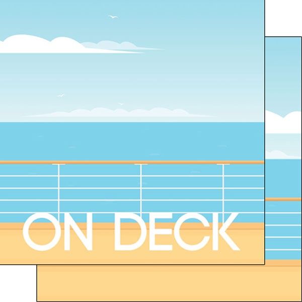 On Deck Cruise Ship DS (Double-Sided Paper 12 x 12)