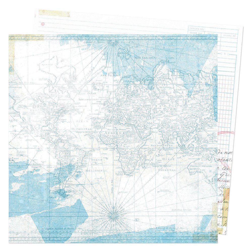 Where to Next? 12X12 Patterned Paper - Passage