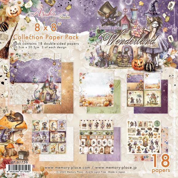 Memory Place Collection Pack 8&quot;X8&quot; Halloween in Wonderland