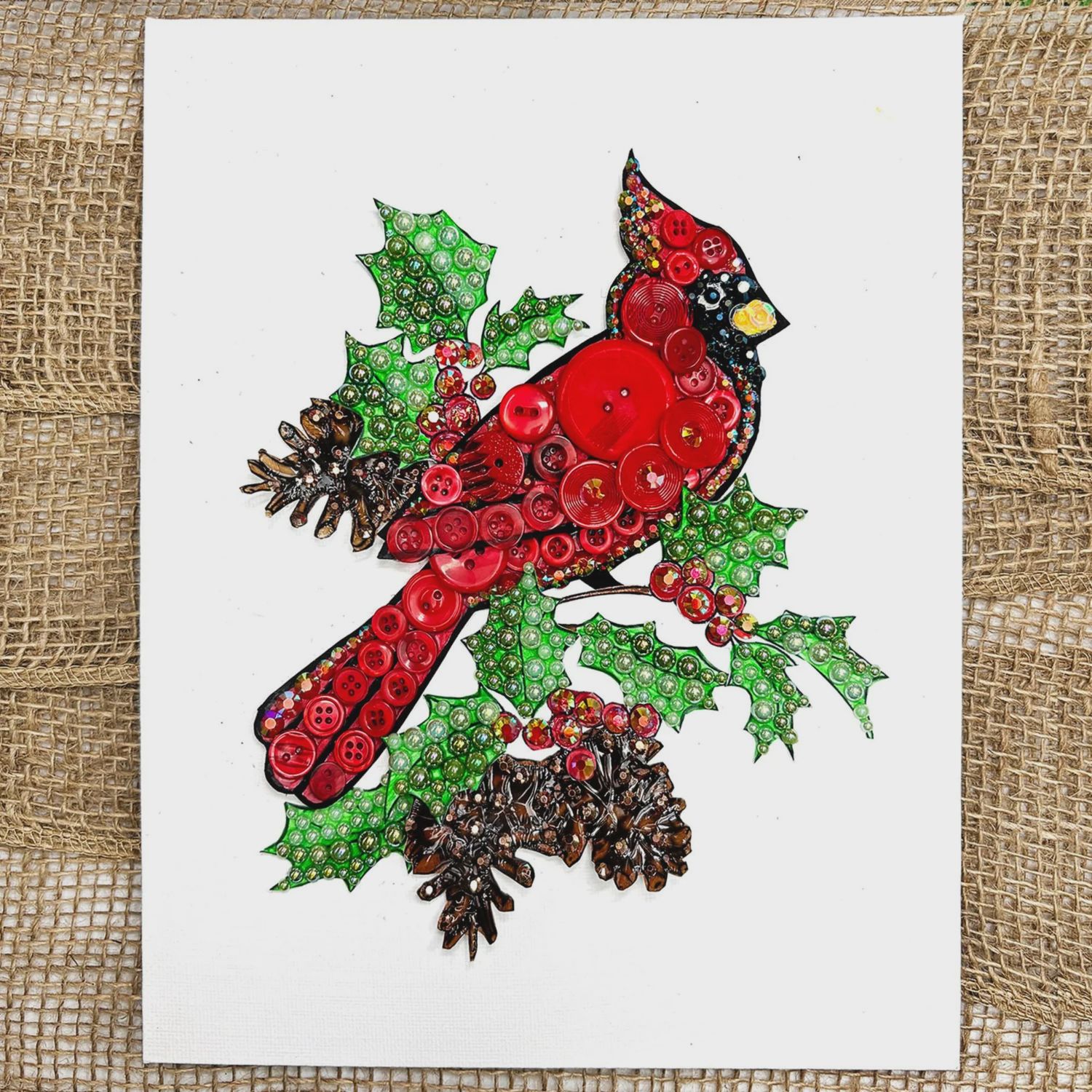 Cardinal DIY Canvas Craft Kit