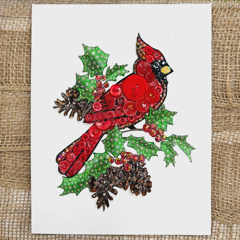 Cardinal DIY Canvas Craft Kit