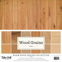 Echo Park Collection Kit 12&quot;X12&quot; Warm Wood Grains