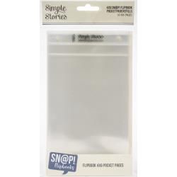 Simple Stories Sn@p! Pocket Pages For 4&quot;X6&quot; Flipbooks 10/Pkg (1) 4&quot;X6&quot; Pocket