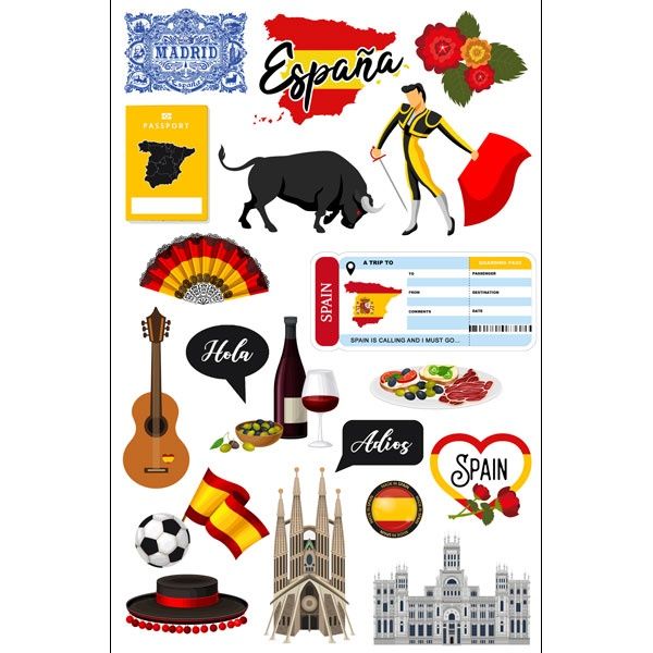 Spain Embellishments Pack