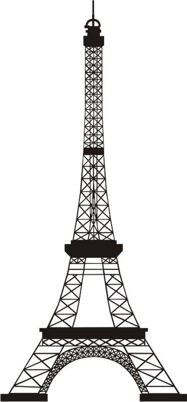 Eiffel Tower (small, set of 2)