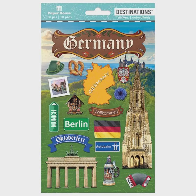 Germany Dimensional Stickers