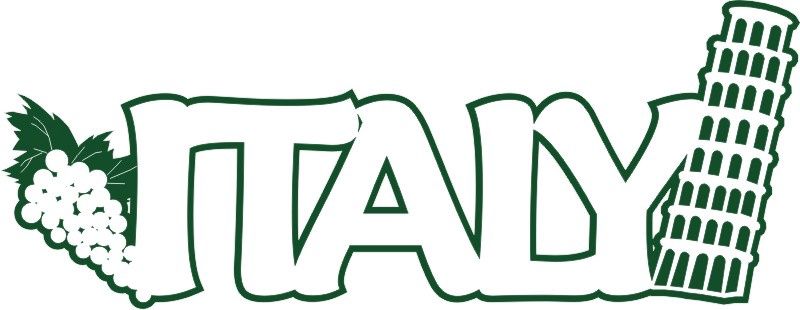 6 x 2.25&quot; White on Dark Green