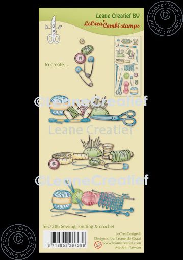 Lecreadesign Combi Clear Stamp Sewing Knitting &amp; Crochet